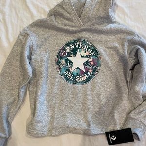 Converse crop sweater